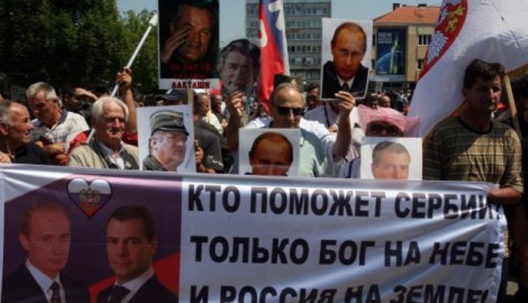 Protesti podrške Mladiću u Banjaluci