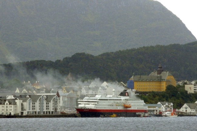 Požar na norveškom kruzeru