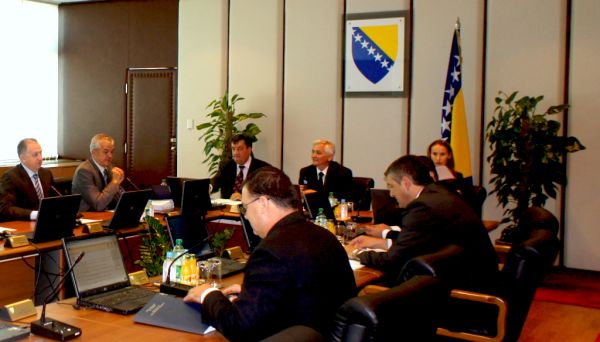 S današnje sjednice Savjeta ministara BiH; foto: Vijeceministara.gov.ba
