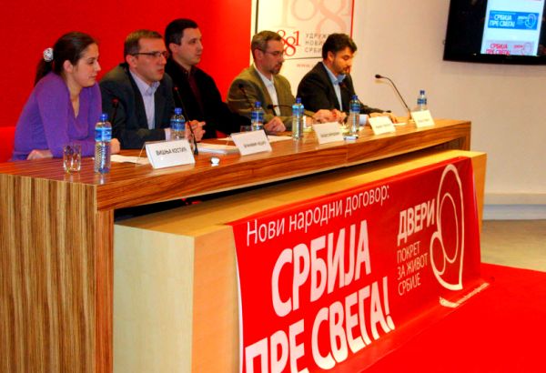 Predstavnik Dveri Boško Obradović ocijenio je da je nasilje to što se Parada ponosa organizuje uprkos protivljenju većine građana Srbije i tradicionalnih vjerskih zajednica; foto: Uns.org.rs
