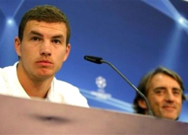 Džeko i Mancini