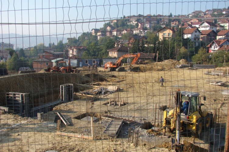 Radovi na izgradnji sportske dvorane “Srce” u Buća Potoku