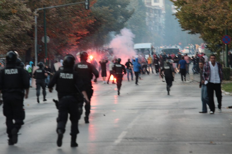 Navijački neredi između Torcide i Manijaka, 06.10.2011.  (Foto: DEPO)