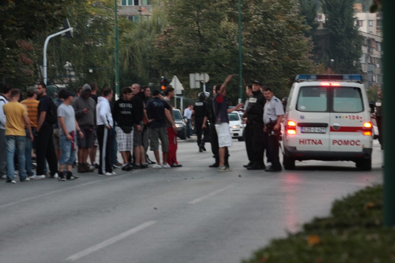 Navijački neredi između Torcide i Manijaka, 06.10.2011.  (Foto: DEPO)