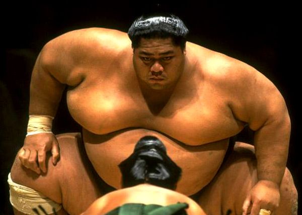 Prema izvještajima koje je prenijela agencija Kyodo, sumo rvači su dobili udarce po stomaku i leđima; ilustracija: Asianews.it