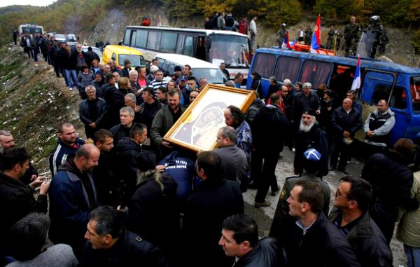 Administrativni prelaz Jagnjenica; foto: Reuters