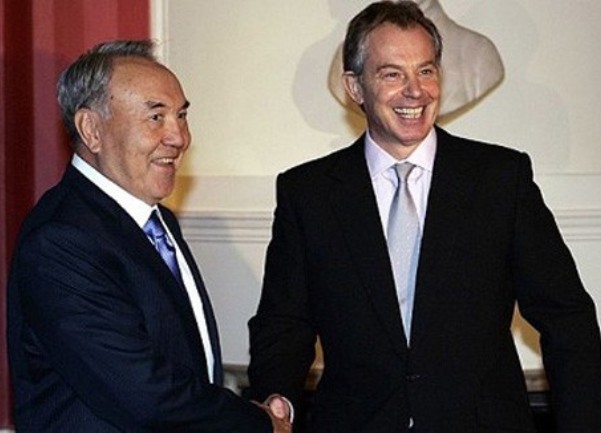 Blair i Nazarbajev