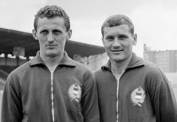 Florian Albert (lijevo) i Lajos Tichy; foto: CORBIS