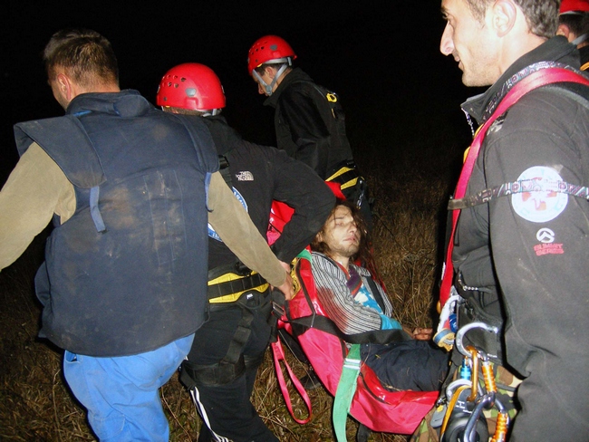 Spašavanje paraglajdiste na Jahorini; Foto: SRNA