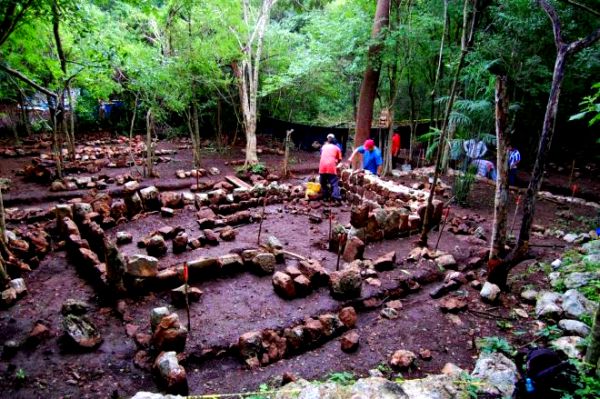 Kuhinja je otkrivena u arheološkoj zoni Kabaha, na Yucatanu; foto: INAH 