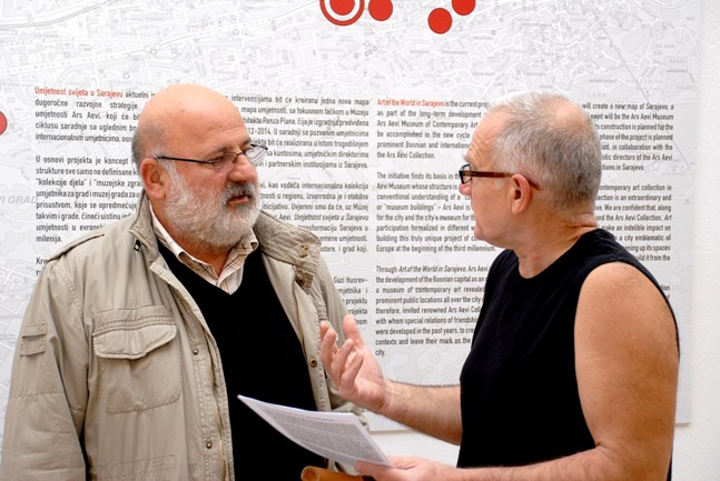Izjava podrške Protestu Ars Aevi,Boris Kožemjakin, Enver Hadžiomerspahić