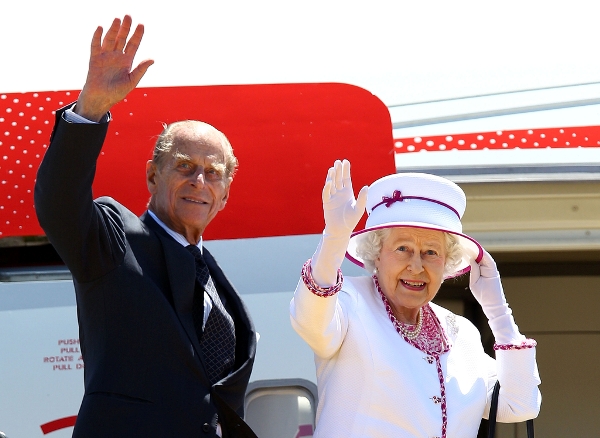 Princ Philip i kraljica Elisabeth II