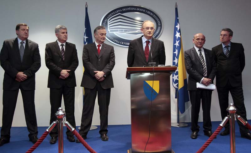 Na današnjem sastanku stranačkih lidera šest vladajućih stranaka u BiH je postignut dogovor o formiranju Vijeća ministara/ Foto: DEPO PORTAL