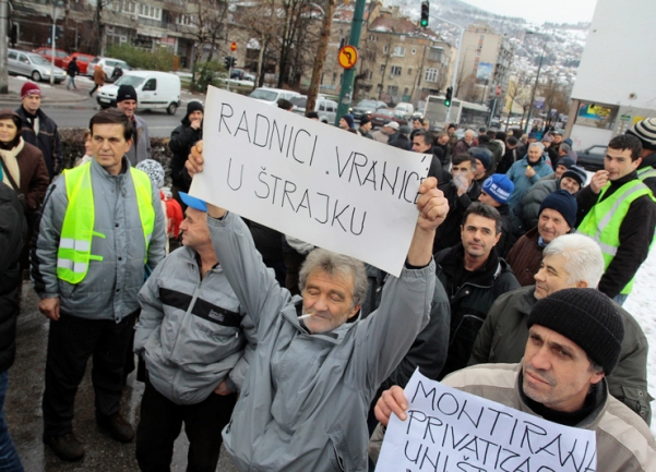 protesti radnika vranice i hidrogradnje naslovna