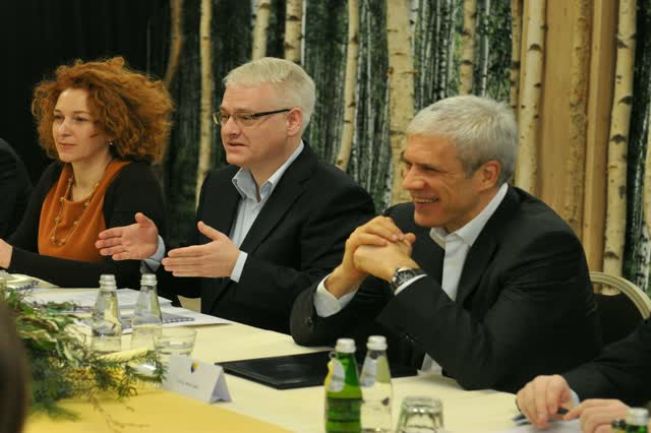 Ivo Josipović i Boris Tadić - trilateralni sastanak na Jahorini