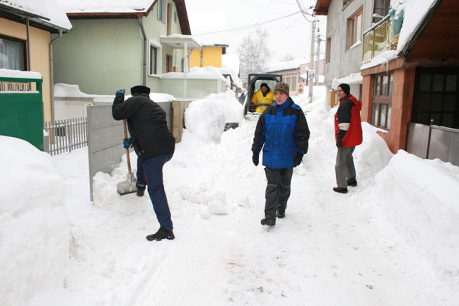 Akcija čišćenja snijega na Soukbunaru