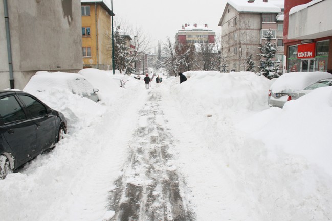 Akcija čišćenja snijega na Koševu