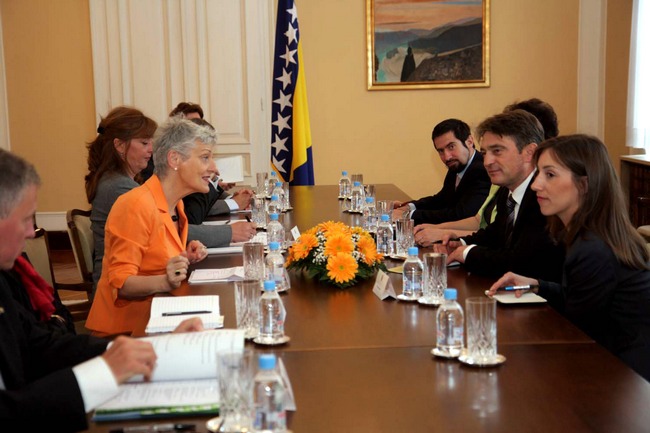 Željko Komšić primio parlamentarnu delegaciju Grupe prijateljstva njemačkog Bundestaga s BiH