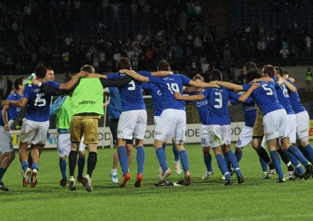 Nogometaši Željezničara večerašnjom pobjedom nad Slavijom osigurali naslov prvaka u Premijer ligi BiH