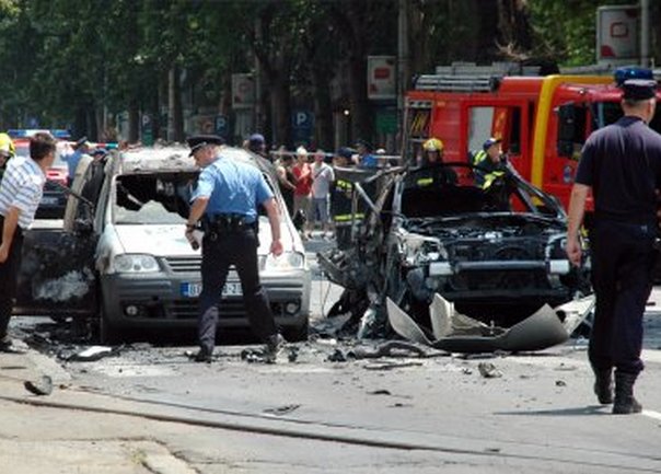 Eksplozija u centru Beograda, foto: Blic