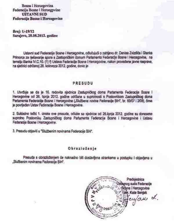 Sve Odluke sa sjednice 26. juna su ništavne 