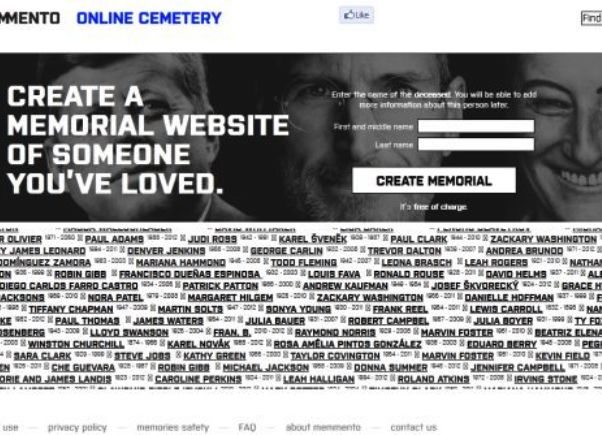 online grobnica