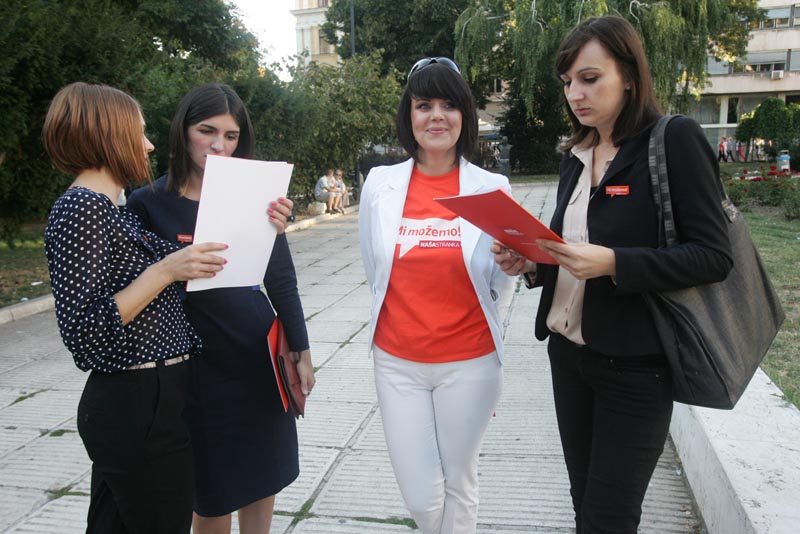 Naša stranka - predizborni skup u Sarajevu/ Foto: DEPO PORTAL