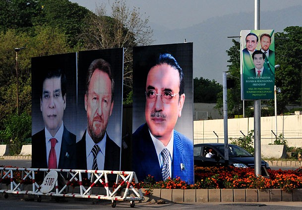 Plakati dobrodošlice u Islamabadu