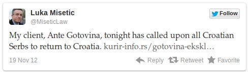 gotovinin advokat na twitteru