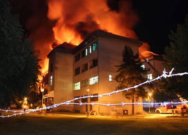 Kantonalna bolnica u Bihaću - požar/ Foto: Biscani.net