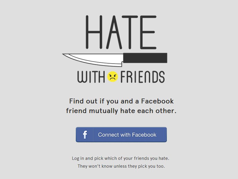 hate with friends