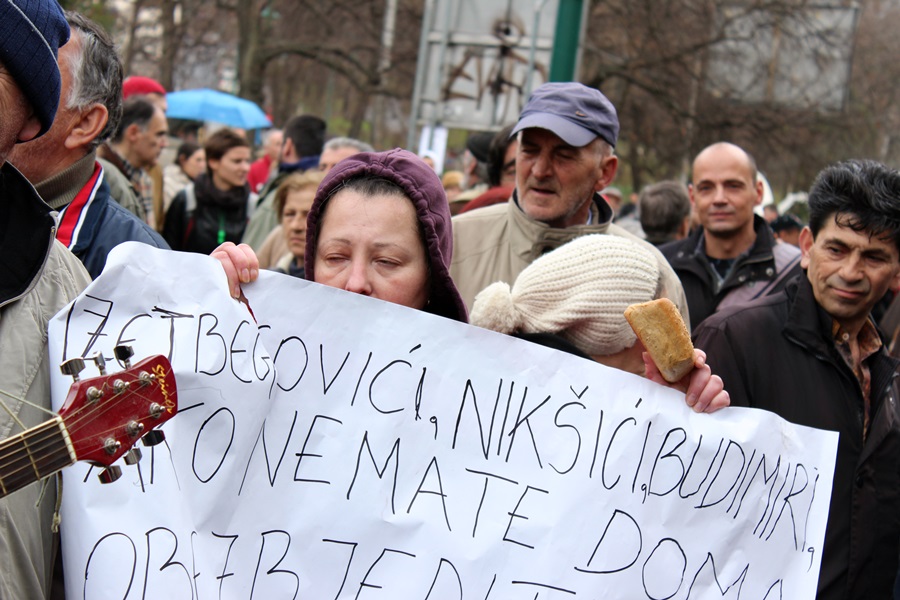 protesti u Sarajevu,12.februar/Foto: DEPO Portal