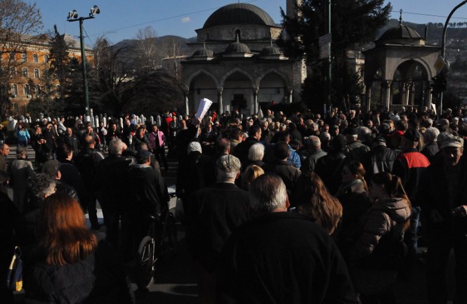 protesti u sarajevu, februar 2014/ foto: AA