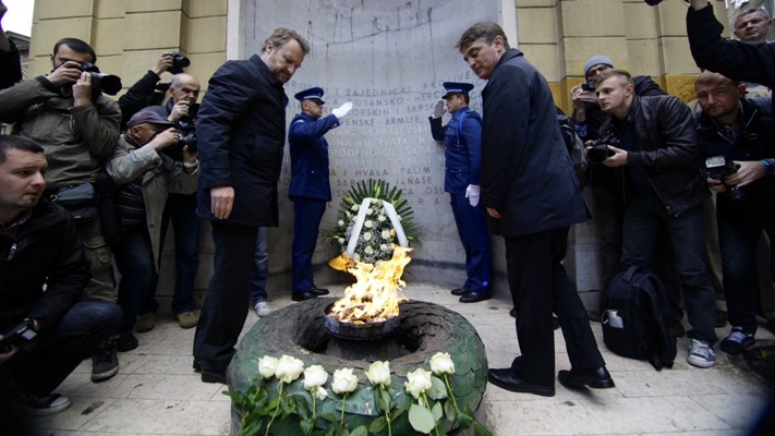 Komšić i Izetbegović 6. april 2014/Foto:AA 