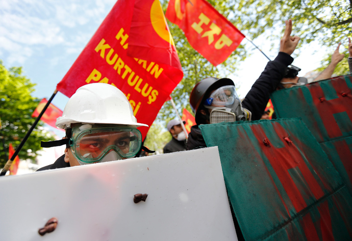 demonstracije u Turskoj_1. maj 2014.