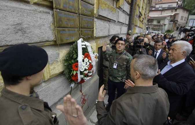 Zelene beretke odale počast braniteljima Sarajeva/ Foto: AA