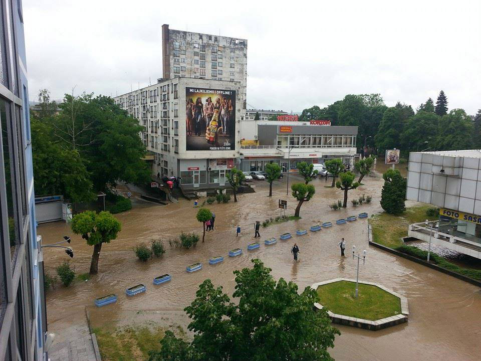 Doboj pod vodom, maj 2014