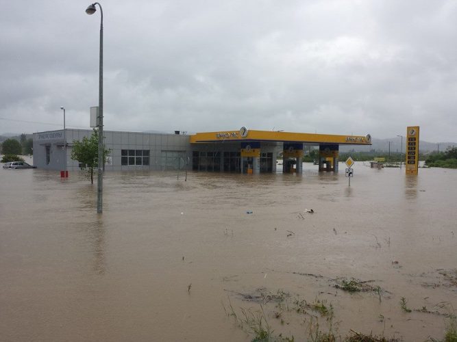Doboj pod vodom, maj 2014/ Foto: Facebook