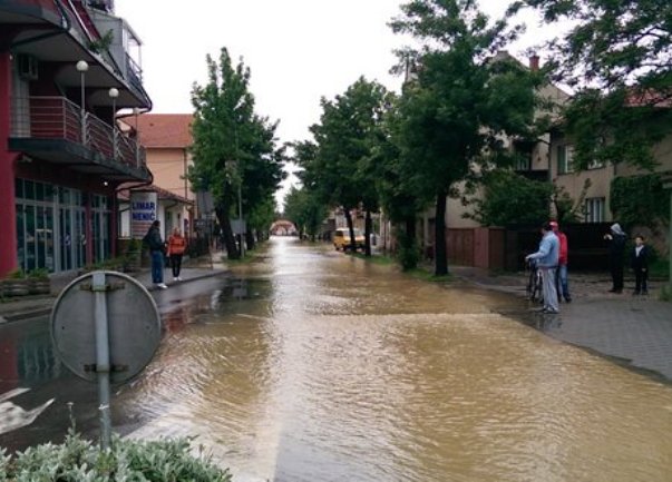 voda u centru bijeljine