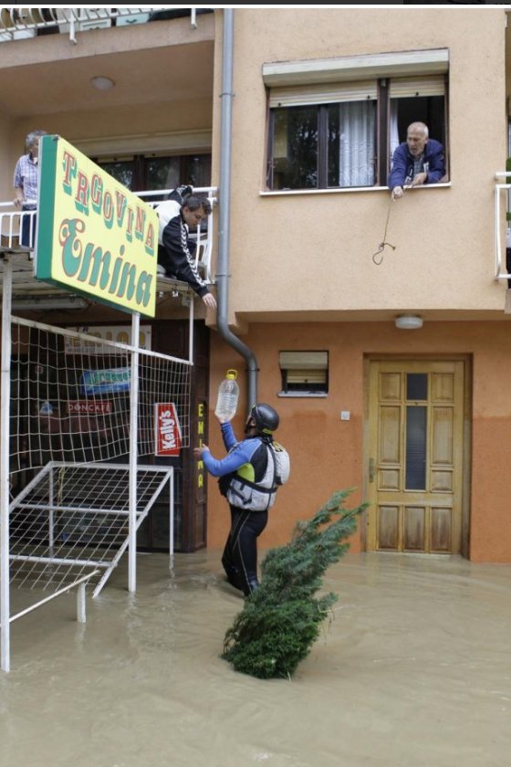 Poplava u Maglaju - voda se povlači/ Foto: AA