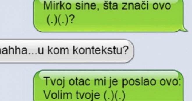 Kakva sramota: Ono kad sin mora prevesti majci bezobrazne SMS poruke koje joj šalje otac