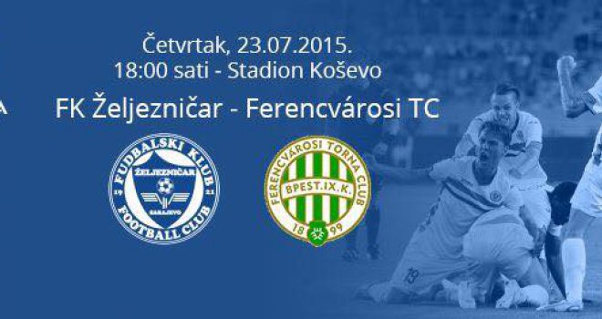 Okršaj FK Željezničar - Ferencvarosi TC u četvrtak u 18 sati na Face TV