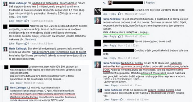 Predsjednik Studentskog parlamenta u Sarajevu: 'Pederluk je sistemska i zarazna bolest'