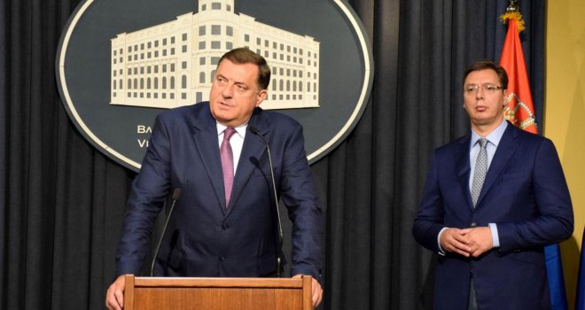 Dodik nakon sastanka sa Vučićem: Više nema prepreka za potpisivanje SSP-a