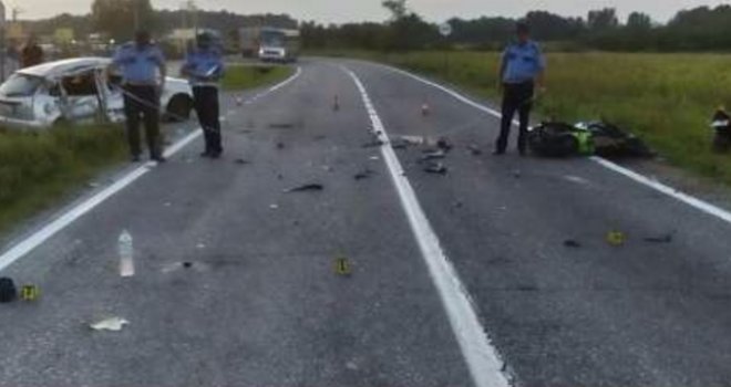 U sudaru kod Bijeljine poginuo 19-godišnji motociklista