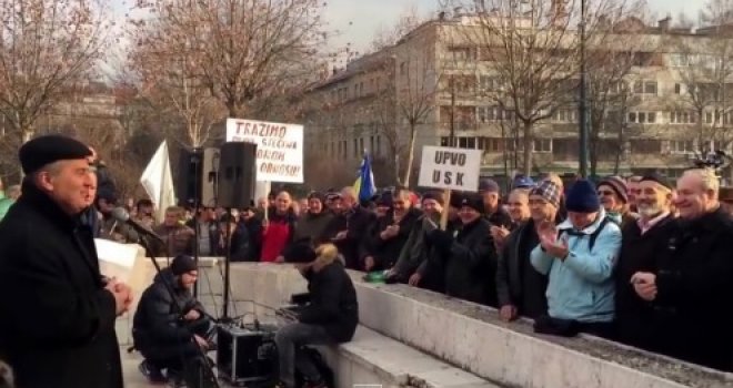 Završeni protesti vojnih penzionera u Sarajevu