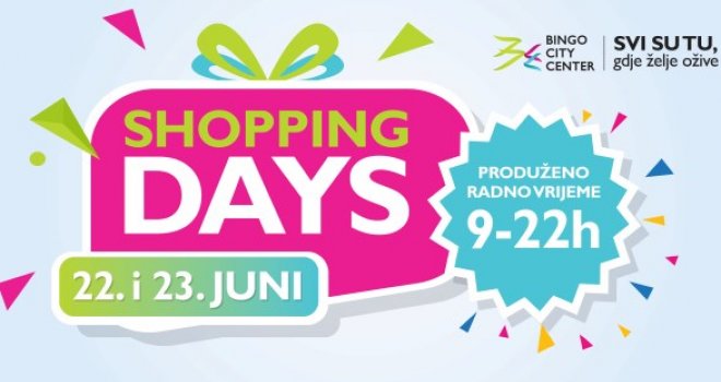 'Shopping days' u BINGO City Centeru: Najbolji popusti za nadolazeće ljetne dane, cijene niže i do 70 posto!