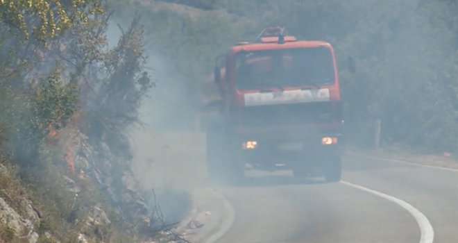 Trese se tlo u Hercegovini, šume gore: Sedam zemljotresa u Trebinju, vatrogasci se i dalje bore s vatrom