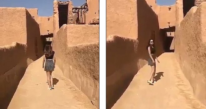 Zbog OVOG snimka završila iza rešetaka: Saudijska policija privela djevojku koja je pustom ulicom hodala u mini suknji
