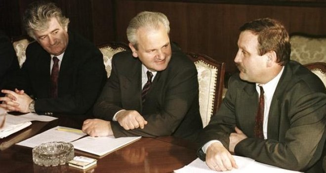 Postojao je UZP za stvaranje Velike Srbije, a u središtu je bio Milošević